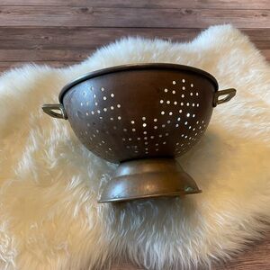 Vintage Copper Colander